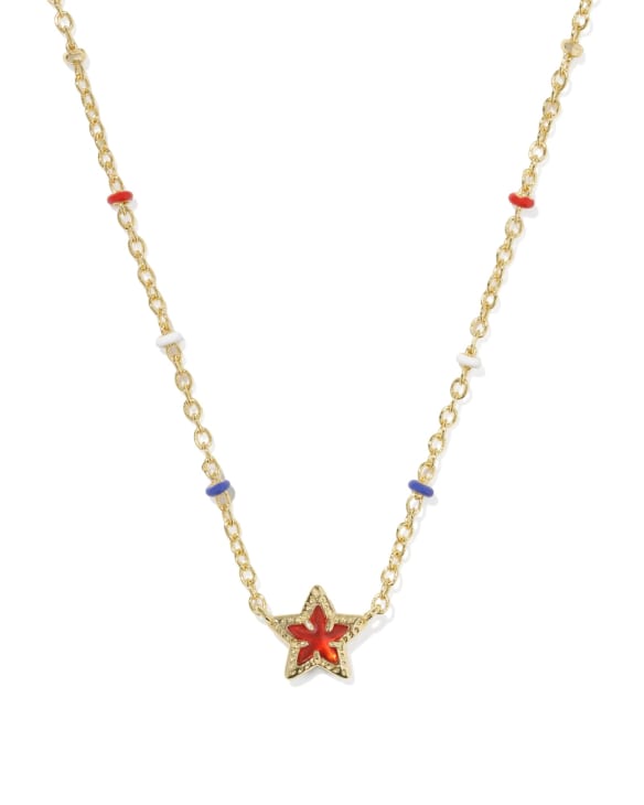 Mini Cassidy Gold Short Pendant Necklace