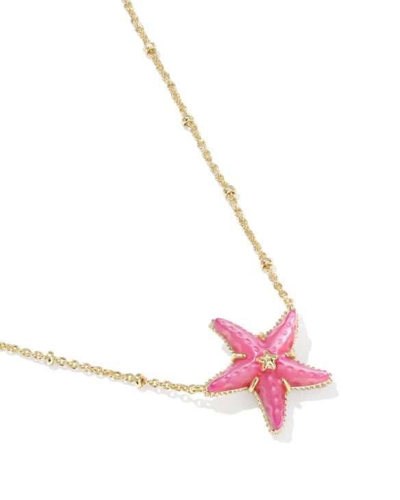 Parker Starfish Gold Short Pendant Necklace