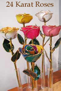 24 Karat Roses Available at Bell's Jewelry